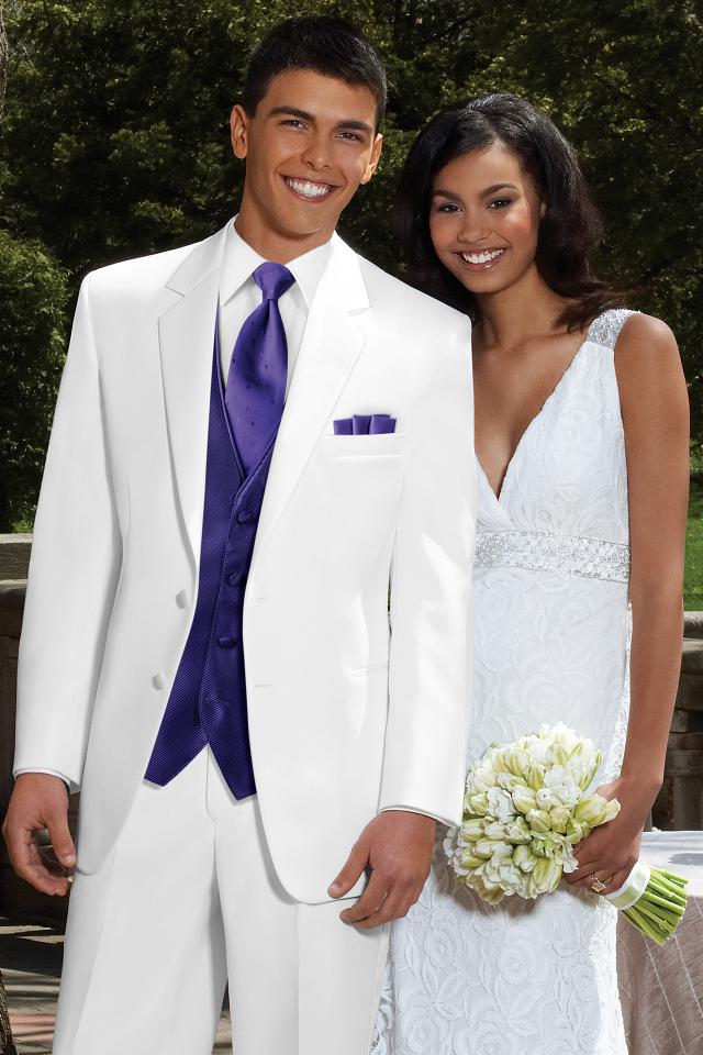 White Troy Tuxedo #712