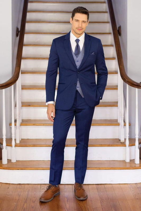 Blue Michael Kors Ultra Slim Performance Suit #302