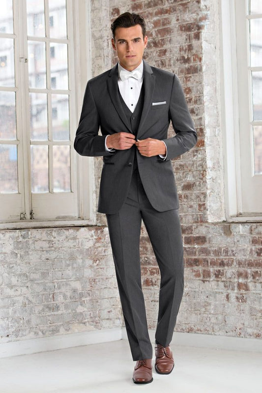 Steel Grey Slim Michael Kors Suit #391