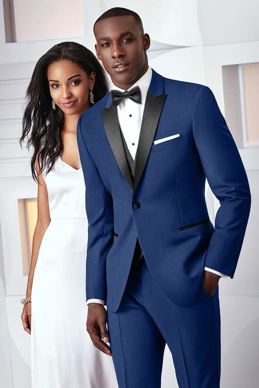 Cobalt Blue Tuxedo Ike Behar #211